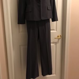 Grey two piece Anne Klein size 6 petite suit
